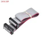 2pcs 2.54mm Pitch Fc-6/8/10/14/16/20/40/50 Pin 30cm Jtag Isp Download Cable Gray Flat Ribbon Data Cable For Dc3 Idc Box Header - Image 10