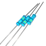 20pcs 2W Metal Film Resistor 1% 2R4 24R 240R 2K4 24K 240K 2.4 24 240 Ohm R K Five-Color Ring Resistance 0.1R-10M