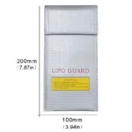 High Quality Fireproof & Waterproof Explosion-proof RC LiPo Battery Safety Bag Safe Guard Charge Sack 90*64*50MM - Image 10