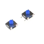 20pcs 6*6*5mm 4Pin SMD Waterproof Silicone Tact Switch 6x6x5mm 4P Micro Push Button Tactile Switchs Transparent Blue - Image 3