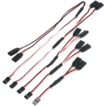 5pcs/lot 150mm 300mm 500mm RC Servo Y Extension Cord Cable Lead Wire for JR Futaba Rc Battery Drone Car Boat Helicopter Airplane - Image 10