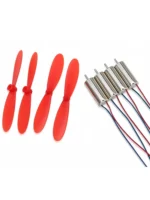4 x DIY DC 3.7V 50000RPM 716 Hollow Cup Coreless High-speed Motor with 4 x 55MM Propeller Cw CCW for DIY Micro FPV Quadcopter - Image 7