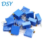 10PCS 3296W Potentiometer Precision Adjustable Resistance Multi-turn Trimming 100R Trimmer Potentiometer 1K 2K 5K 10K 103 100K - Image 2