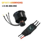 QX-Motor 30mm EDF 6 Blades Ducted Fan QF1611 Brushless Motor With 40A / 20A ESC 2-6S For DIY RC Airplanes Model Parts Car Model - Image 8