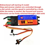 ZMR 2-6S 30A 60A ESC Bidirectional Self Starting Brushless Electric Regulation Speed Controller ESC for DIY Tools - Image 29