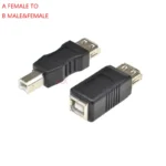 1PCS USB 2.0 Type A Female to B Male FEMALE Adaptor For USB Printer Square Of the Public Transfer Joint