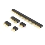 10Pcs 2*2/3/4/5/6/8/20/40 Pin Double Row Right Angle Female Pin Header 2.54mm Pitch Strip Connector Socket 2x3p/4p/6p/8p/20p/40p - Image 2