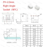 5Pcs JST-1.25mm ZH-1.5mm PH-2.0mm XH-2.54mm Male/Female Plug Connector With Wire 2/3/4/5/6/7/8/10P Pin Header Socket For Arduino - Image 30