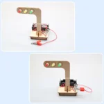 Mini Kids Science Experiment for Children Boys DIY Toys Wooden Traffic Light Led Student Gizmo Learning Education Toys Gift - Image 6