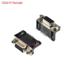 2/5Pcs DR9 DR15 DR25 DR37 Hole/Pin Female/Male right angle Welded d-sub Connector RS232 serial port adapter DB9 9/15/25/37 pin - Image 4