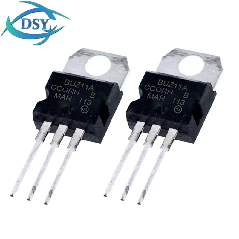10PCS/LOT BUZ11A BUZ11 TO-220 MOSFET (Metal-Oxide-Semiconductor Field-Effect Transistor)