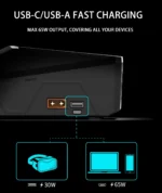 ToolkitRC Q6AC Charger AC 400W / DC 1000W 4CH output Built-in 65W USB Output 15W Wireless Charger for LiPo NiMH PB battery - Image 11