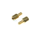 30PCS M3*6+6MM Hex head BRASS Spacing Screws Threaded Pillar PCB STANDOFF SPACER M3 6+6MM Copper Hexagonal Stud Spacer 6+6 6MM - Image 2