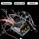 Platinum 120A 150A 2-4S Waterproof Burshless ESC with 5.8V-6.1V/3A BEC for 1/10 1/12 1/14 RC Car Truck Model Toys - Image 15