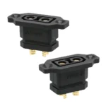 2pcs Amass XT90E-F Battery Connector XT90E Female Plug Gold-plated XT90 Mountable Connector Yellow/Black Socket - Image 8