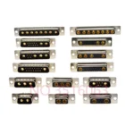 1PCS DB Plug 2W2/3W3/3V3/7W2/5W5/8W8/9W4/13W3/17W2/17W5 Gold plated Male Female High Current Connector D-SUB Adapter Solder type - Image 6