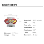 IFlight Crystal HD Patch 5.8G 9dBi Directional FPV Antenna LHCP RP-SMA with Casing Mushroom Antenna Combo for DJI FPV Goggles - Image 16