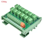 1PCS Three-wire Plc Input Module 4 6 8 10 way Proximity Switch Sensor Terminal Block Photoelectric Conversion Board For NPN/PNP - Image 9