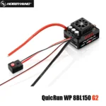 HOBBYWING QuicRun WP 8BL150 G2 3-6S Waterproof Brushless Sensorless ESC Speed Controller for 1/8th Truck, Monster Truck
