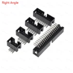 5/10Pcs DC3 1.27/2.0/2.54mm Dip/SMD/Right Angle 6/8/10/16/20/26/34/40/50Pin Male Socket Straight Idc Box Headers Cable Connector - Image 3
