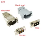 1PCS DB Plug 2W2/3W3/3V3/7W2/5W5/8W8/9W4/13W3/17W2/17W5 Gold plated Male Female High Current Connector D-SUB Adapter Solder type - Image 8