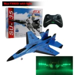 RC Plane SU35 2.4G With LED Lights Aircraft Remote Control Flying Model Glider Airplane F22 FX820 FX620 FX622 A380 EPP Foam Toys - Image 8