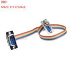 1PCS 20CM 50CM 1M DB9 MALE to FEMALE CABLE D-Sub serial port connector adapter rs232 com Extension Cable - Image 2