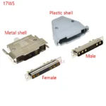 1PCS DB Plug 2W2/3W3/3V3/7W2/5W5/8W8/9W4/13W3/17W2/17W5 Gold plated Male Female High Current Connector D-SUB Adapter Solder type - Image 15