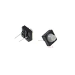 20PCS Middle 2 pins 8X8x5mm 2PIN dip silent silicone TACT push button switch Micro key power tactile switches 8x8x5 8*8*5MM - Image 2