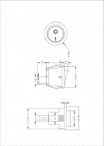 10PCS Red/Black KCD1 2PIN 15mm On/Off Round Boat Rocker Switch DC AC 3A/250V Car Dash Dashboard - Image 9