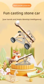 DIY Catapult Toy DIY Science Experiment Kit & Education Model Toy Physics Science Toys For Children Gift Toy Project - Image 6