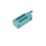 2PCS GREEN DIP16 ZIF ZIP IC SOCKET 16P DIP CHIP TEST Adaptor 16 PIN dip-16 16PIN 2.54MM PITCH CONNECTOR FOR PCB - Image 2