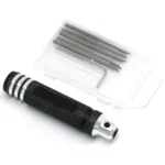 Prime Model Scriber w/ Blade Resin Carved Scribe line Hobby Cutting Tool Chisel + 5 Blade Tools for RC Car / Drone Repair - Image 16