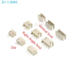 10PCS 1.0 1.25 1.5 2.0 2.54 SH/JST/ZH/PH/XH 1.25MM 2.0MM 2.54MM Male Pin Header Socket Dip/Right Angle SMD 2/3/4/5/6/7/8/9/P Pin - Image 6