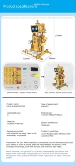 DIY Electric Voice Controlled Robot DIY Science Experiment Kit & Education Model Toy For Children Gift Toy Project - Image 15