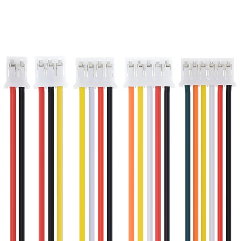 10PCS JST PH2.0 PH 2.0mm Wire Cable Connector 2/3/4/5/6/7/8/9/10/12 Pin 2.0MM Pitch  Plug 10CM/20cm/30CM Wire Length 26AWG