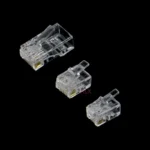 20pcs 4Pin 6Pin 8Pin Cable End Connectors Plugs telephone connector internet connector RJ9 4P4C RJ11 6P4C 6P6C RJ45 8P8C Crystal - Image 2