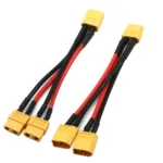 XT60 Parallel Battery Connector Male/Female Cable Dual Extension Y Splitter/ 3-Way 14AWG Silicone Wire for RC Battery Motor - Image 4