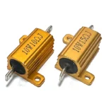 1PCS RX24 10W 1.5R/2.2R/2.5R/3R/3.3R/4R/4.7R/5R/6R/8R/10R/15R/20R/22R R Ohm Aluminum Power Metal Shell Case Wirewound Resistor - Image 4