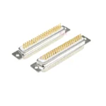 1PCS 3U Gold Plated Solid Pin HDD62 MALE FEMALE CONNECTOR Solder Type D-Sub 62pin serial port Adapter 62 pin 62P - Image 3