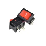 10PCS KCD1-101 SPST 2PIN red mini Push Button rocker Switch ON/OFF power switches 6A/250V 10A/125V 15*21MM 15*21 2 pin - Image 2