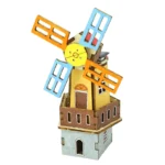 DIY Solar Windmill Science DIY Physics Educational Toy Kit for Kid Model 2 in 1 Solar Power Technology Experiment Gift Idea - Image 2