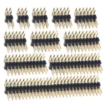 20PCS 2.54mm Single Row single pin curved Pin Header Connector Double row pin header 2P/3P/4P/5P/6P/8P/10P Strip Curved Needle - Image 5