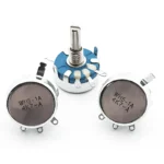 5PCS WH5 1K 2K 10K 47K 4K7 470R 100K 470K 220K 1K5 22K 1M Ohm WH5-1A 3-Terminals Round Shaft Rotary Taper Carbon Potentiometer - Image 8