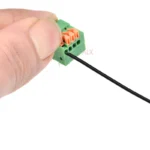 5/10Pcs Kf141r 2/3/4/5/6/7/8/9 Pin Spring Terminal Block Connector 2.54mm Pitch Right Angle 2p 3p 4p 5p For Pcb Mounted Splicing - Image 5