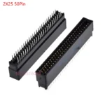 5pcs Edge Card Connector Slot 2.54 mm Pitch 8/10/12/16/18/20/28/30/36/40/50/60/72/80/98 Pin PCB Gold Finger Socket Through Holes - Image 19