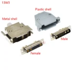 1PCS DB Plug 2W2/3W3/3V3/7W2/5W5/8W8/9W4/13W3/17W2/17W5 Gold plated Male Female High Current Connector D-SUB Adapter Solder type - Image 10