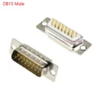 1Pcs Gold Solid Pin DB9 DB15 DB25 DB37 Hole/Pin Female/Male Welded Connector RS232 serial port D-SUB adapter 9/15/25/37 pin - Image 10