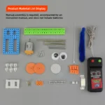 DIY Bipedal Robot Assembly Kit Puzzle Handmade Science Technology Educational Kit Puzzle STEM Toy Gift for Children - Image 4