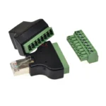 1Pcs High Quality RJ45 To Screw Terminal Adaptor RJ45 Male/Female To 8 Pin Connector RJ45 Splitter For CCTV DVR CCTV Accessories - Image 4